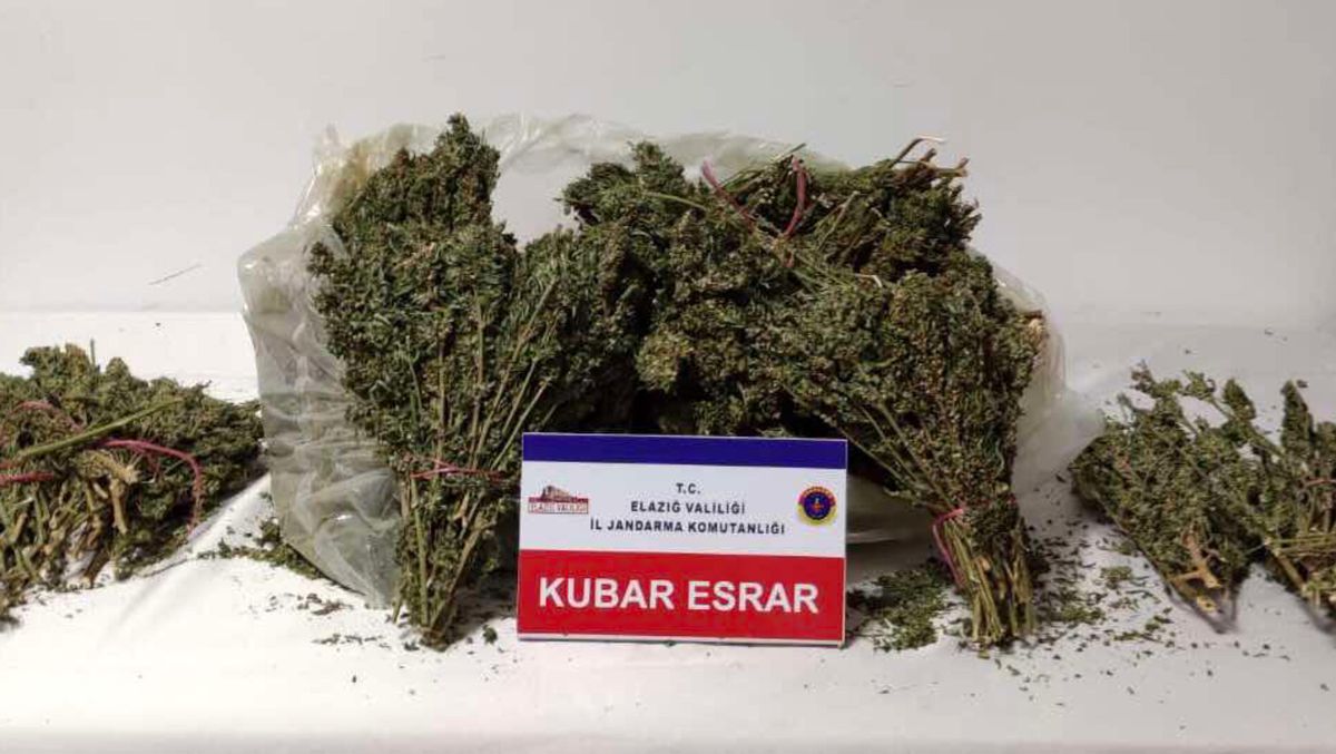 Elazığ\'da otomobilde 4,5 kilogram esrar ele geçirildi