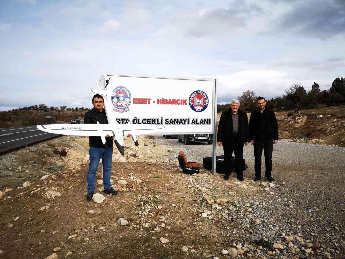 Emet-Hisarcık Orta Ölçekli Sanayi için harita çalışmaları tamamlandı