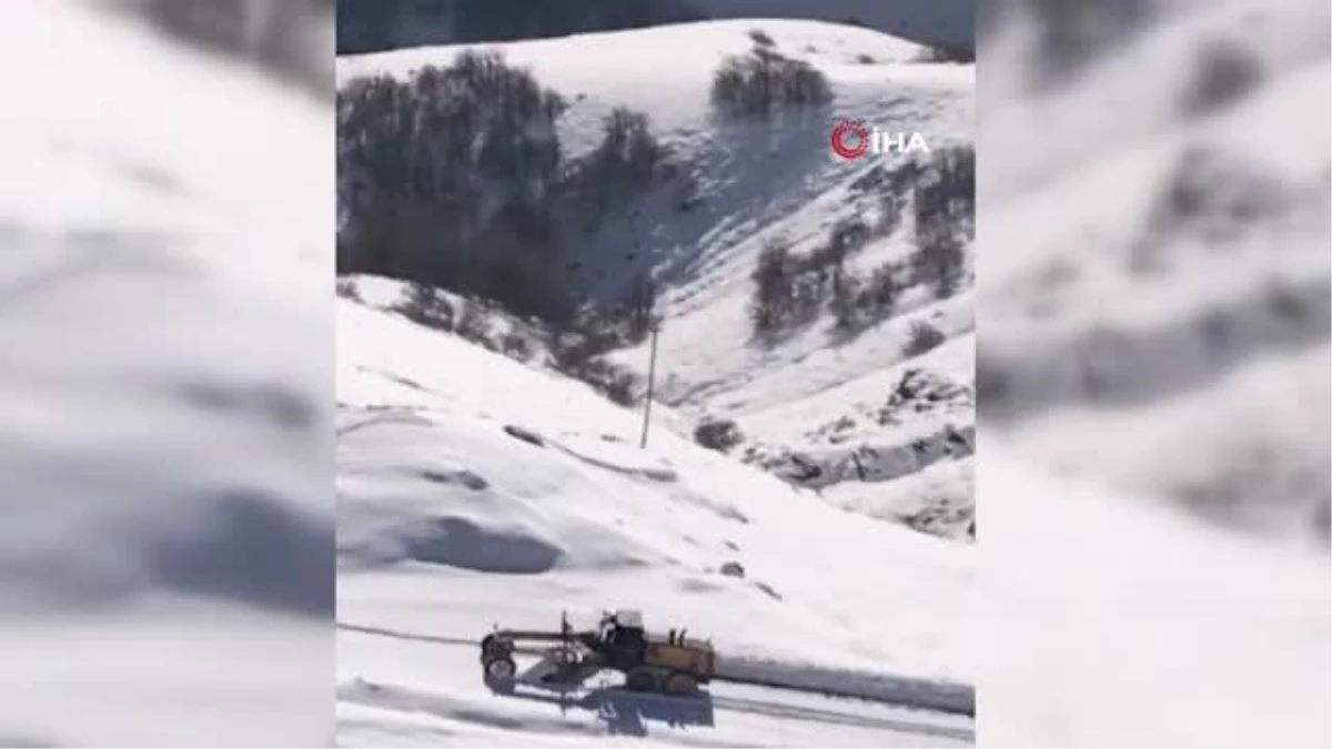 Tunceli\'de karla mücadele çalışmaları sürüyor