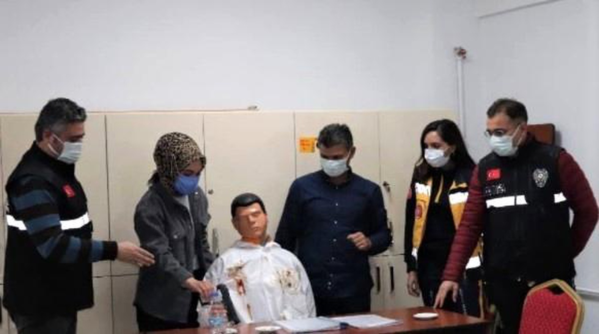 112 personeline "Adli Vakalarda Maddi Delillere Yaklaşım" eğitimi verildi