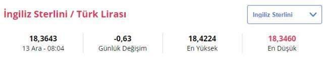 13 Aralık Pazartesi Dolar kaç TL? Euro, Sterlin kaç lira? 13 Aralık Pazartesi Dolar kaç TL? Euro, Sterlin kaç lira?