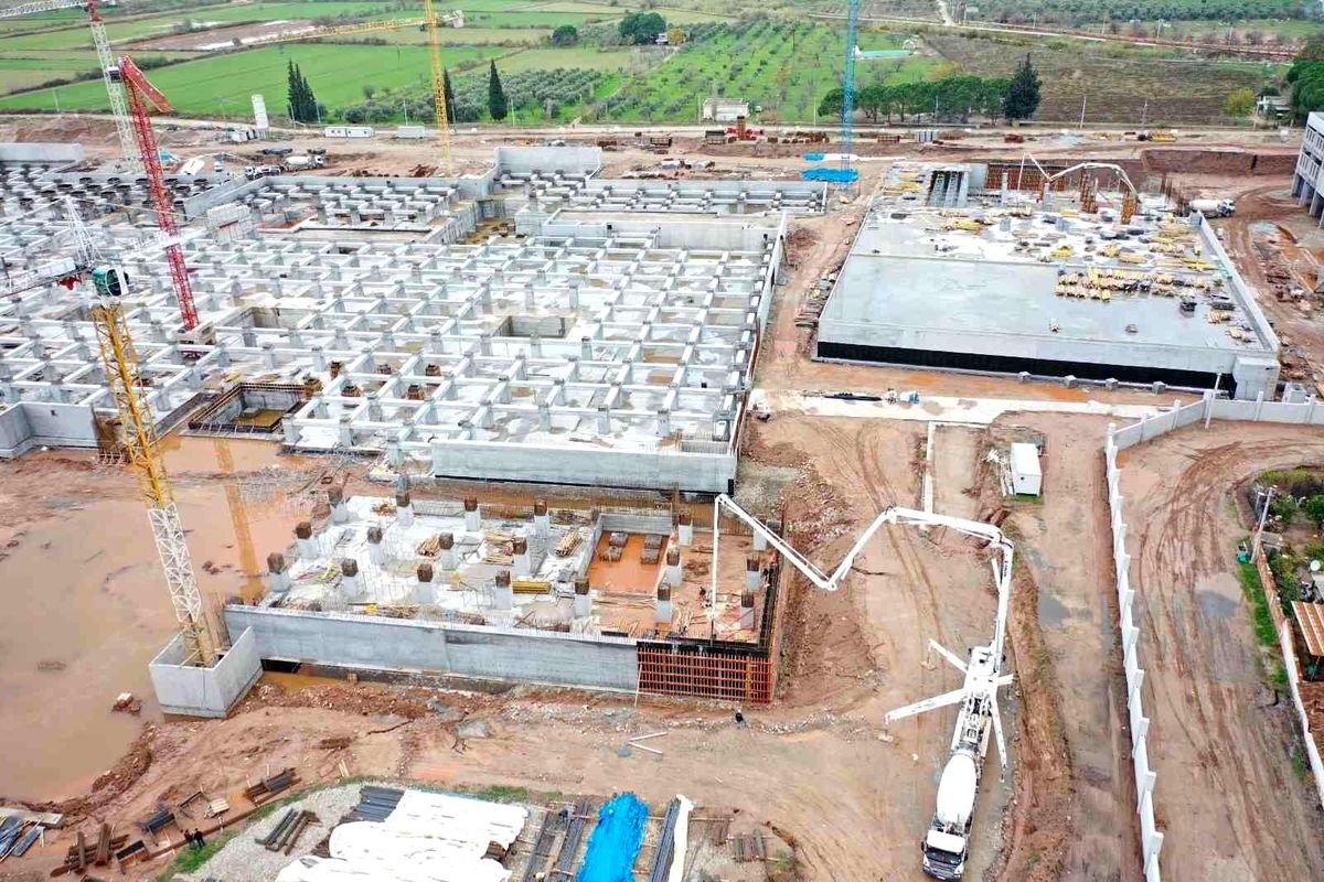 Aydın Şehir Hastanesi\'nde çalışmalar devam ediyor
