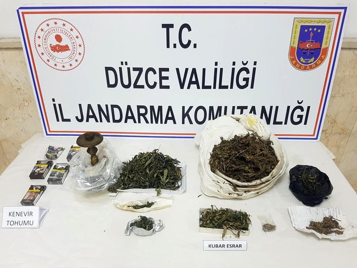 Düzce\'de uyuşturucu operasyonu: 1 gözaltı