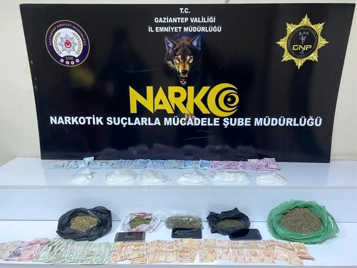 Gaziantep'te uyuşturucu operasyonu: 21 kişi tutuklandı