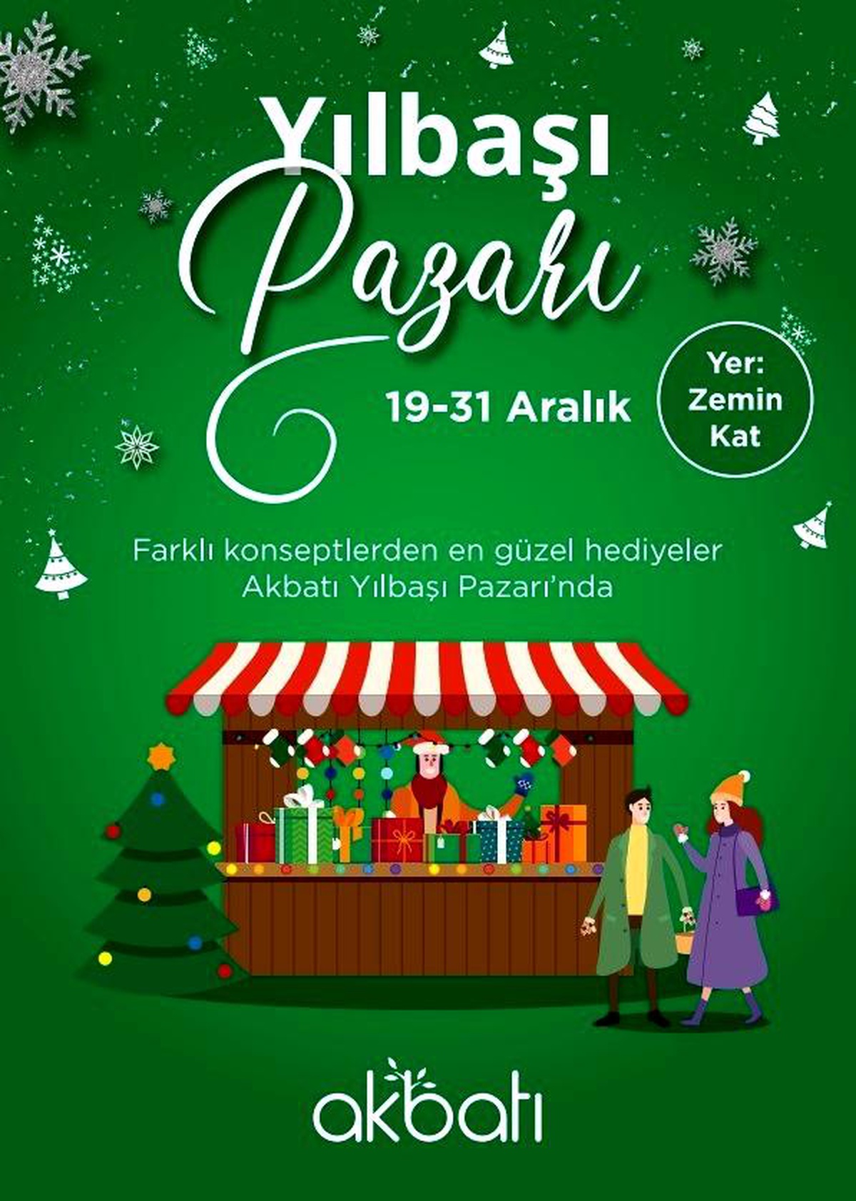AVM\'lerde yeni yıl hazırlıkları başladı
