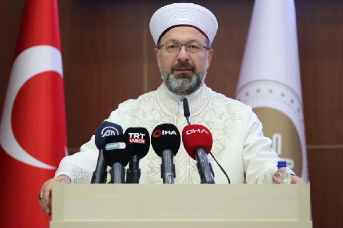 Diyanet İşleri Başkanı Erbaş: Vatandaşlarımız arasında çimento olmaya çalışıyoruz