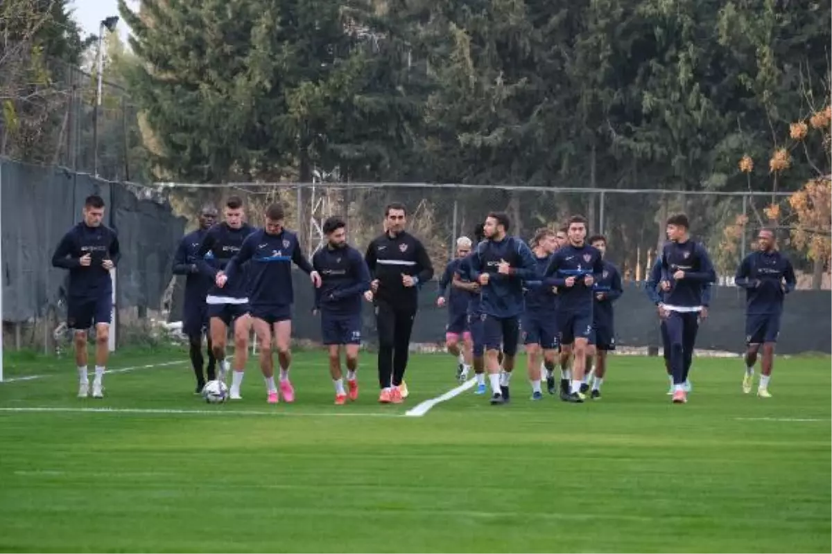 Hatayspor'da Trabzonspor maçı hazırlıkları devam etti