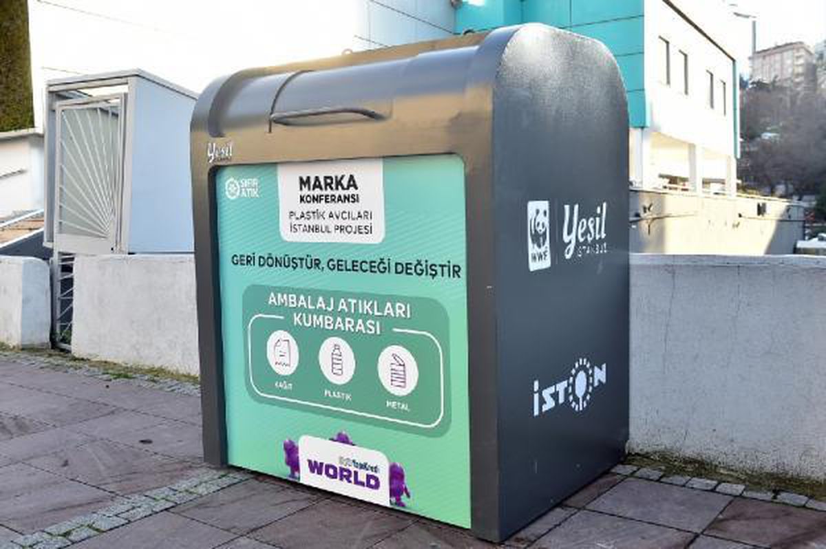İstanbul Projesi\' kapsamında Beşiktaş\'a 30 adet geri dönüşüm konteyneri
