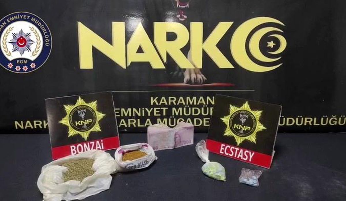Karaman\'da uyuşturucu ticareti yapan şüpheli tutuklandı