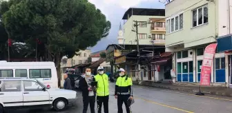 Karpuzlu'da trafik denetimi yapıldı
