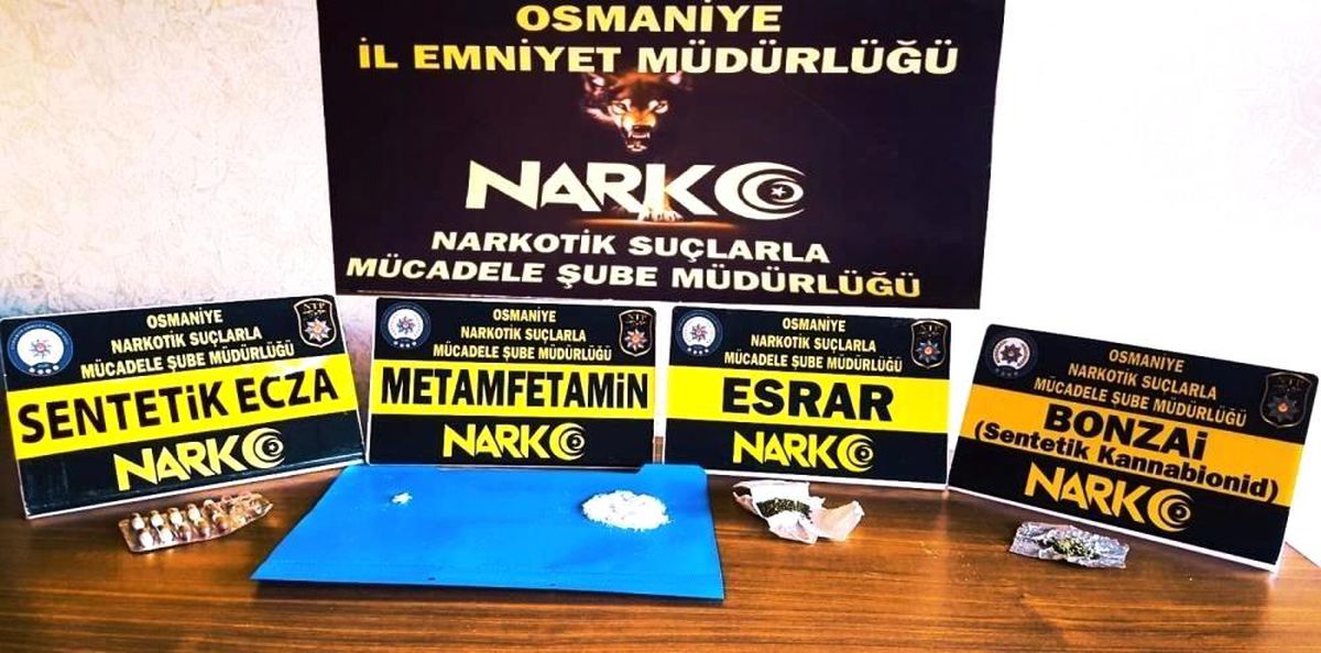 Son dakika: Osmaniye\'de uyuşturucu operasyonuna 4 tutuklama