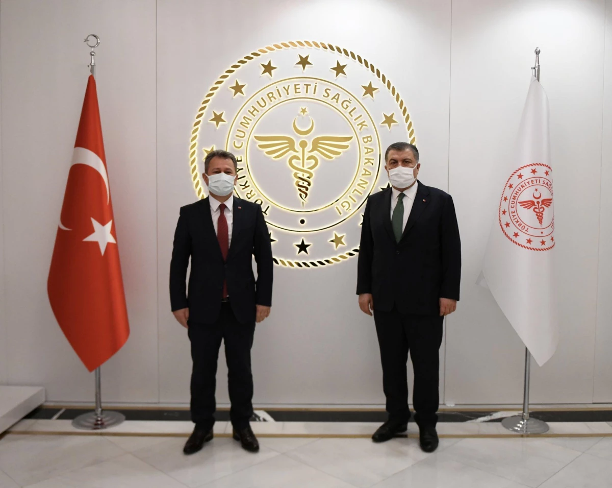 ÖSYM Başkanı Aygün, Bakan Koca\'yı ziyaret etti