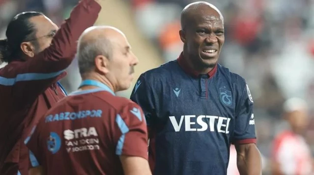 Trabzonspor'da Nwakaeme, sakatlığı nedeniyle 1 ay sahalardan uzak kalacak