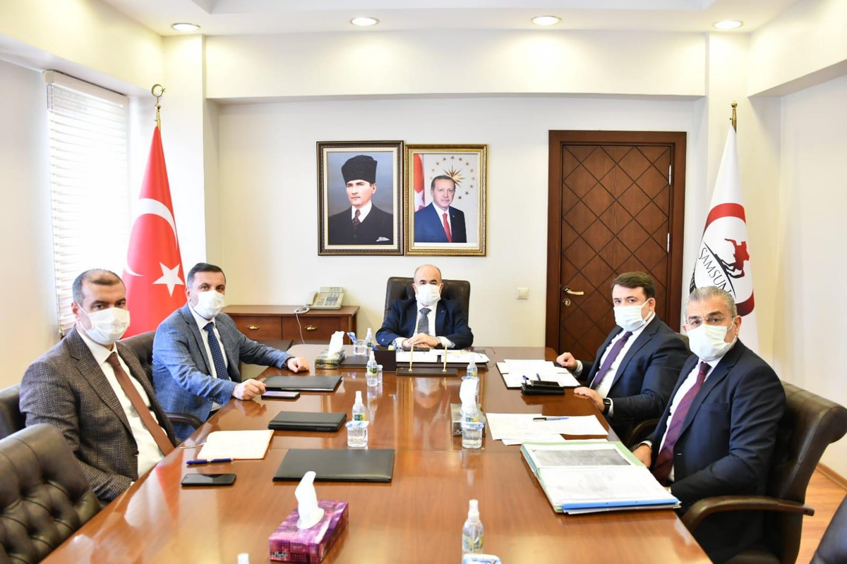 Vali Dağlı, Çarşamba, Havza ve Kavak Organize Sanayi bölgeleri çalışmalarını inceledi