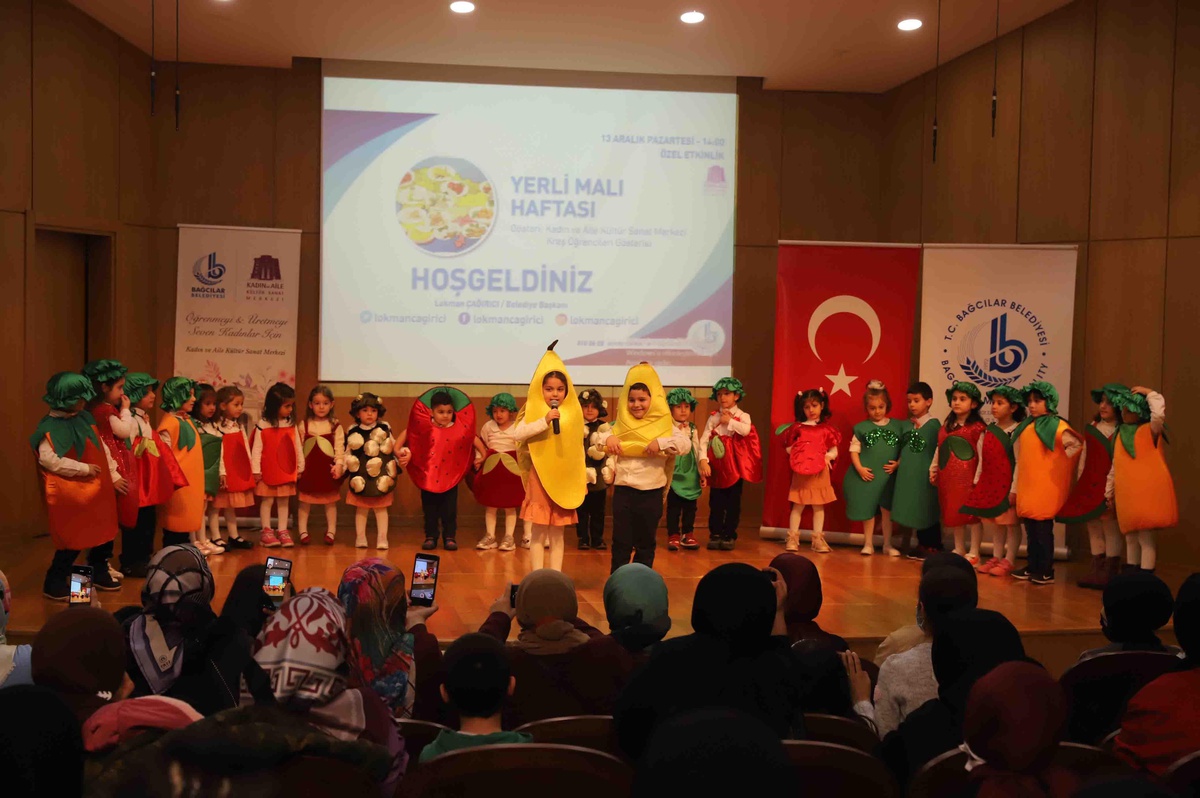 Bağcılar\'da çocuklar Yerli Malı Haftası\'nı kutladı