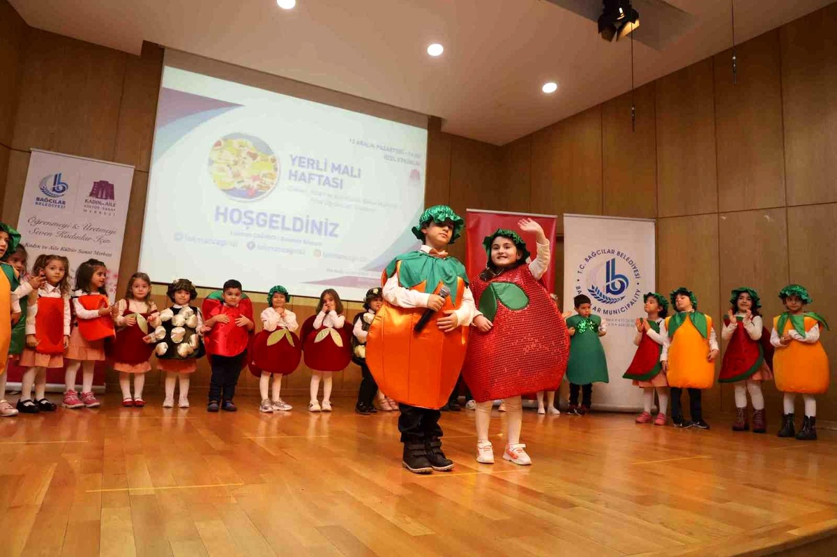 Bağcılarlı miniklerden Yerli Malı kutlaması