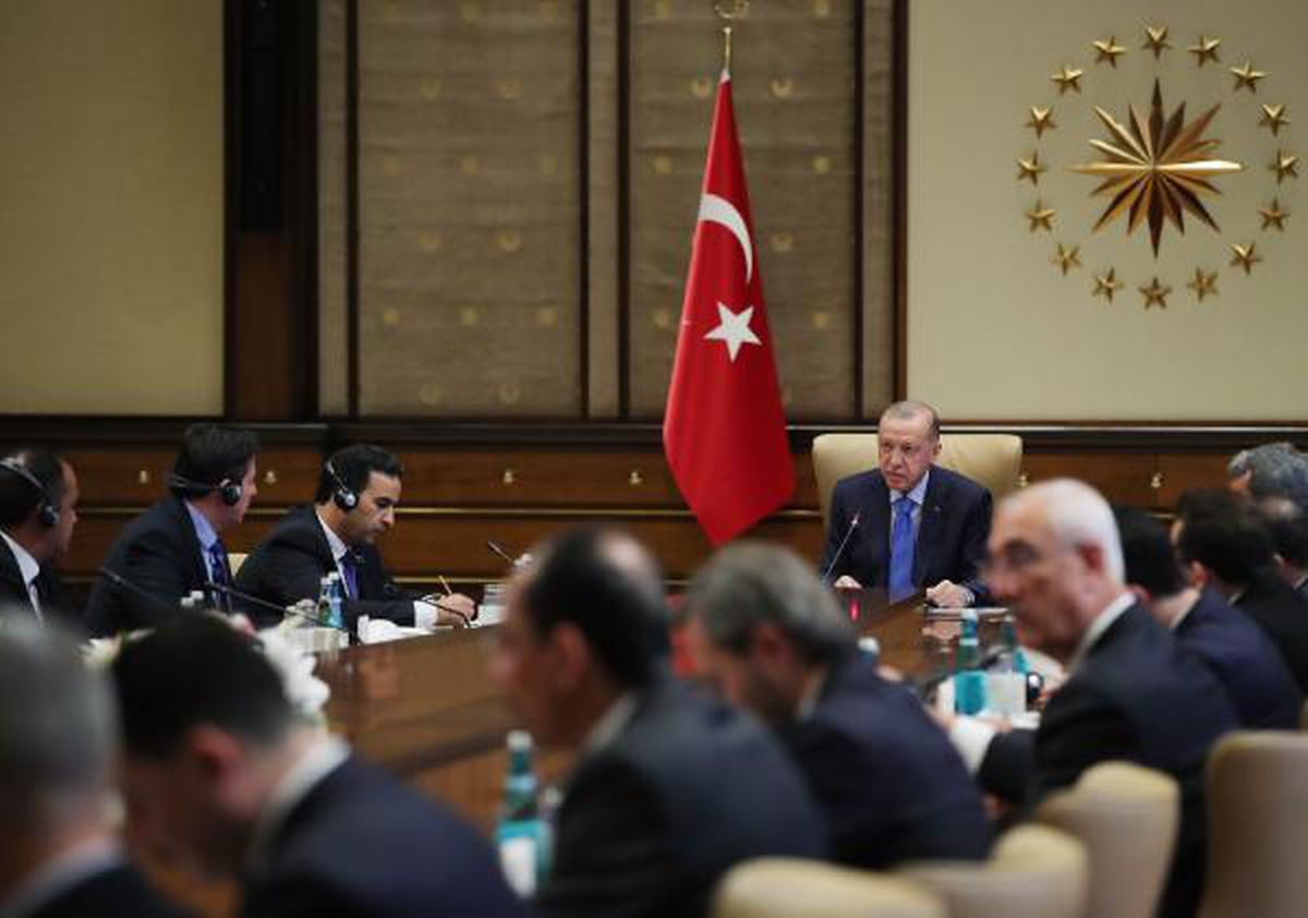 Cumhurbaşkanı Erdoğan, Libya Temsilciler Meclisi Başkanvekili El-Nuveyri\'yi kabul etti