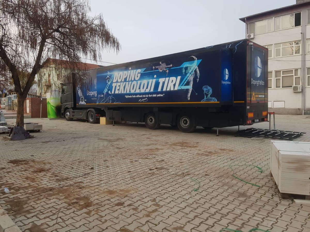 "Doping Teknoloji Tırı" Baskil\'de