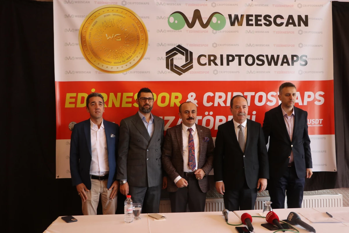 Edirnespor kripto para alım satım platformuyla sponsorluk anlaşması imzaladı