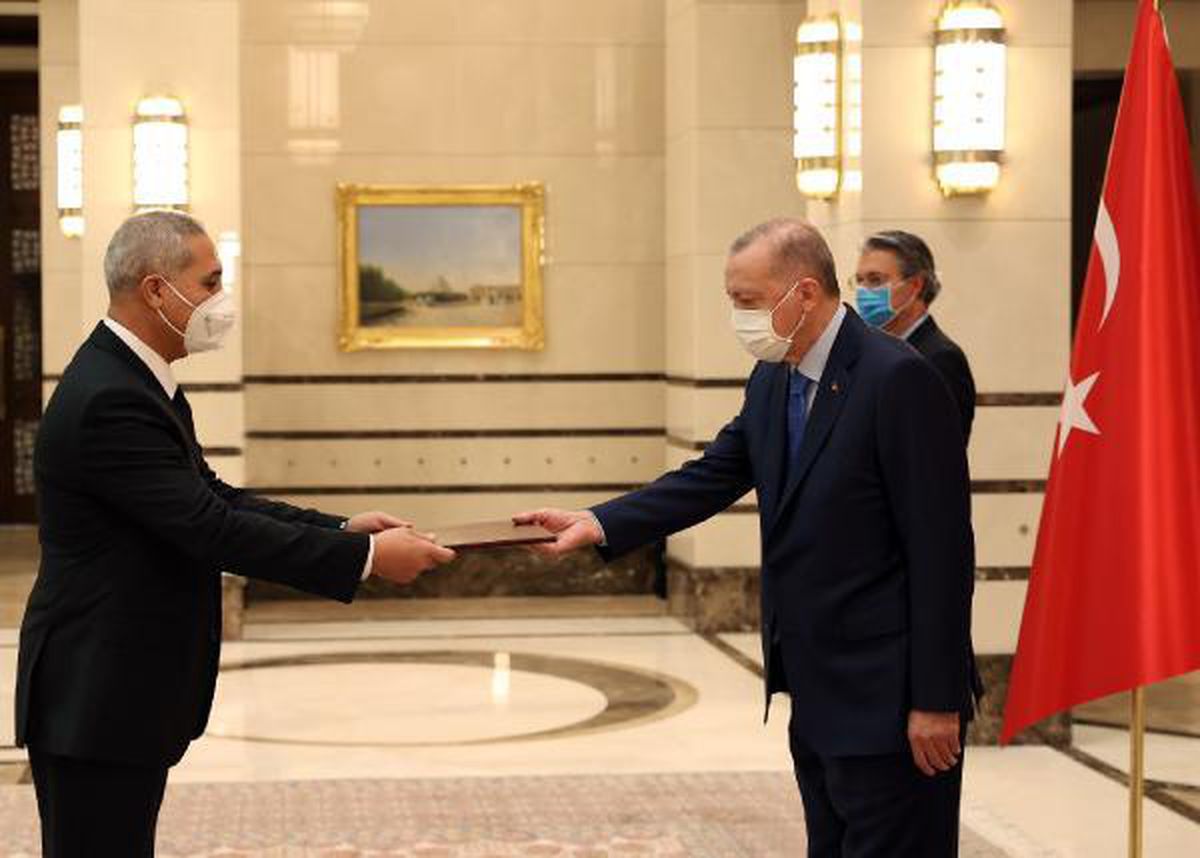 Erdoğan, Libya ve BAE büyükelçilerinin güven mektuplarını kabul etti