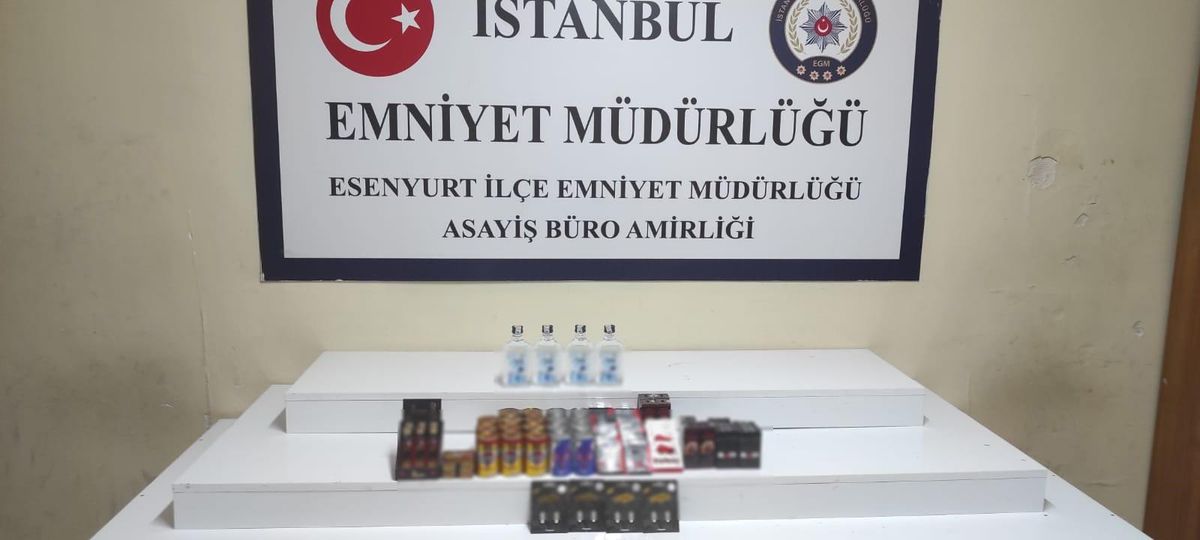 Esenyurt\'ta iki haftada 500 litre sahte içki ele geçirildi