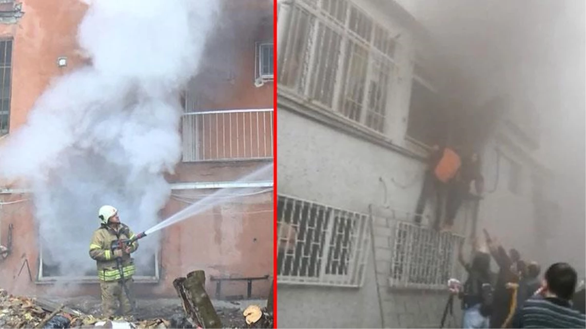 İstanbul Fatih\'te korkutan yangın! Ganyan bayiinde başlayıp diğer evlere sıçradı