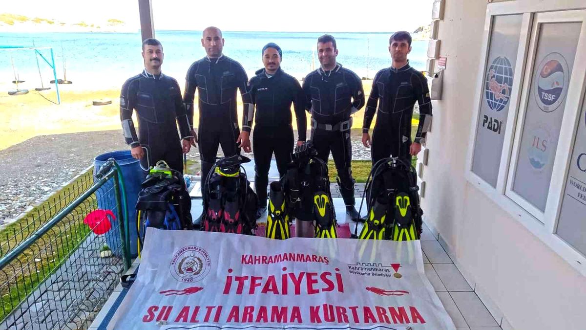 Kahramanmaraş\'ta su altı onlara emanet