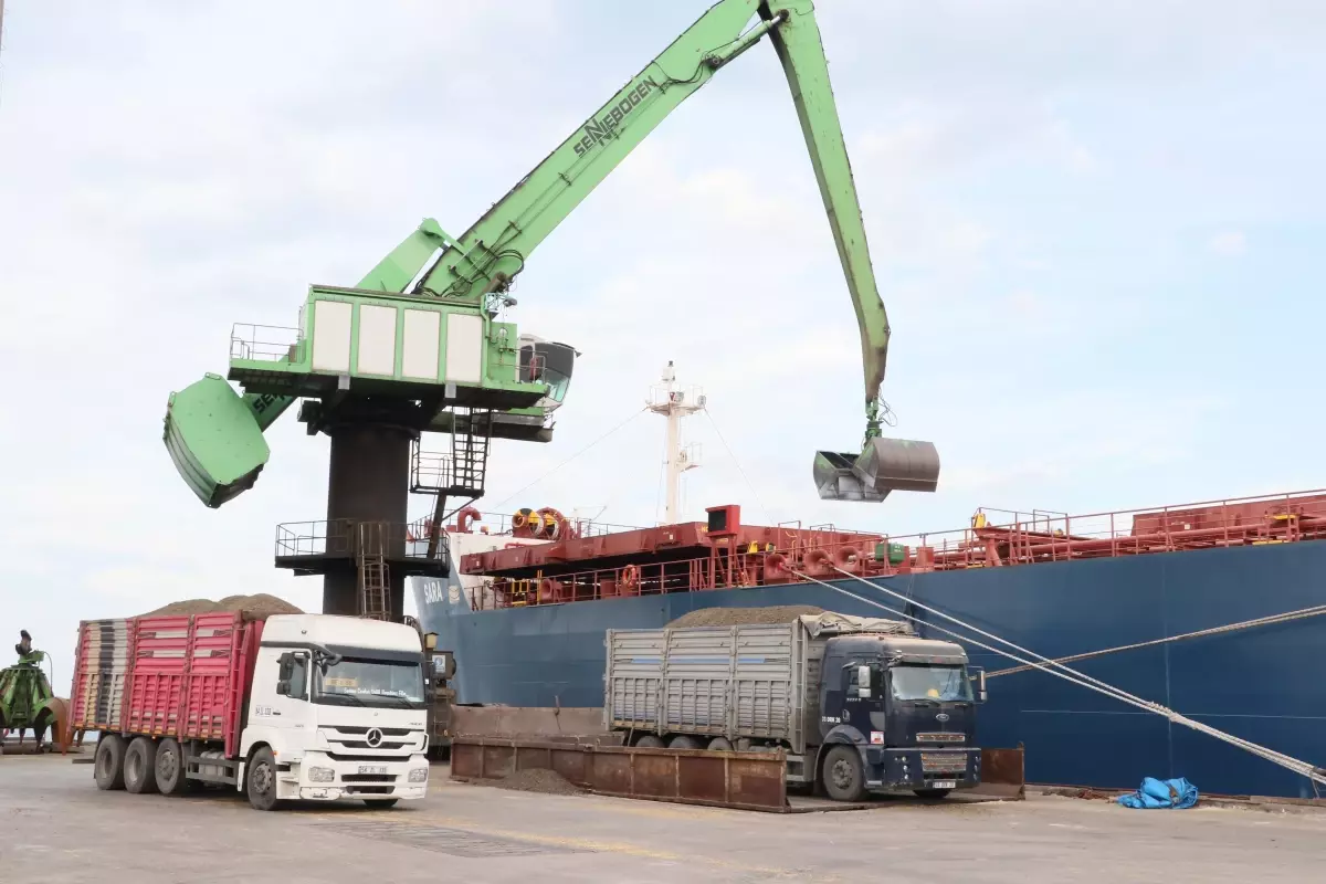 Karadeniz\'den ihracatın artması Samsun\'daki limanları hareketlendirdi