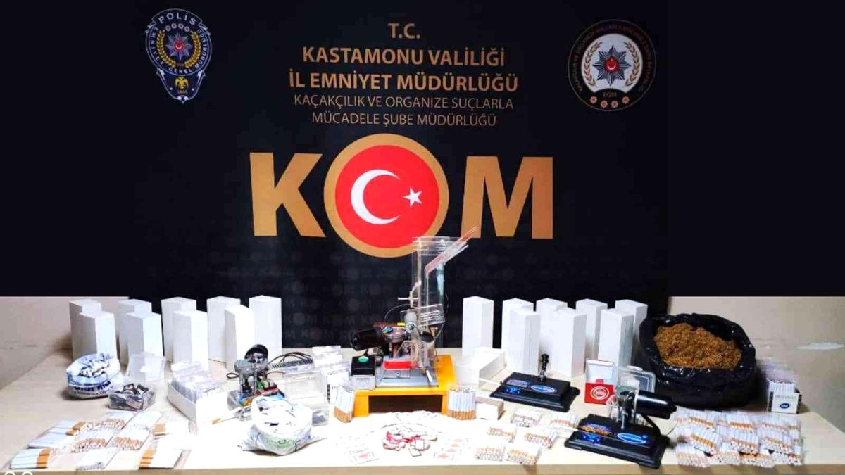 Son dakika... Kastamonu\'da kaçak tütün operasyonu