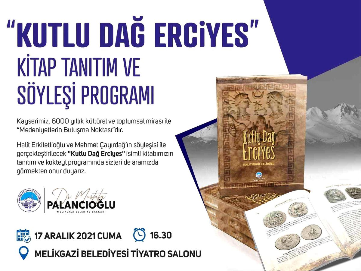 \'Kutlu Dağ Erciyes\' kitabı tanıtılacak
