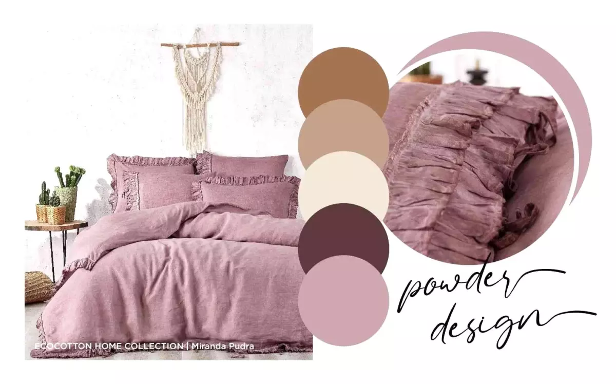 Nevresim takımları için renk trendi