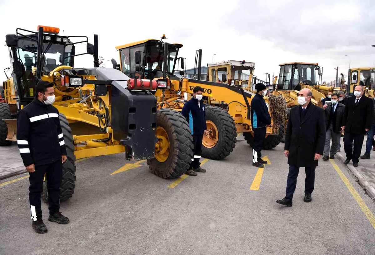 Selçuklu Belediyesi acil müdahale ekipleri kışa hazır