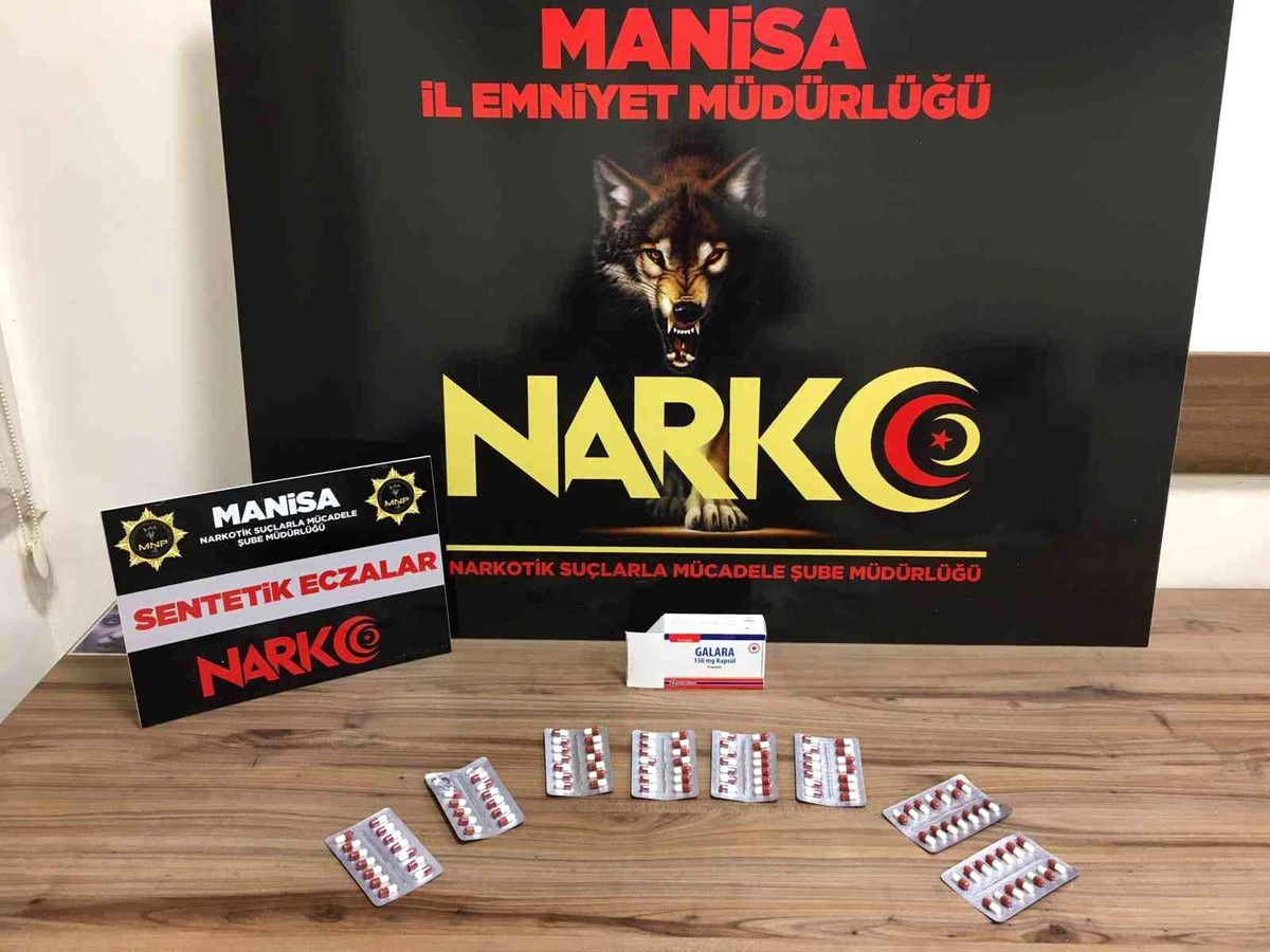 Sentetik ecza hapları sattığı tespit edilen şahıs tutuklandı