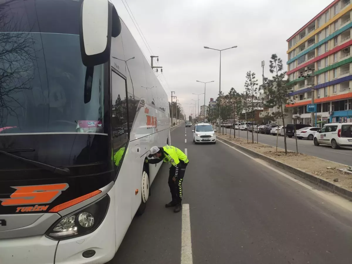 Silvan\'da kış lastiği denetimi yapıldı