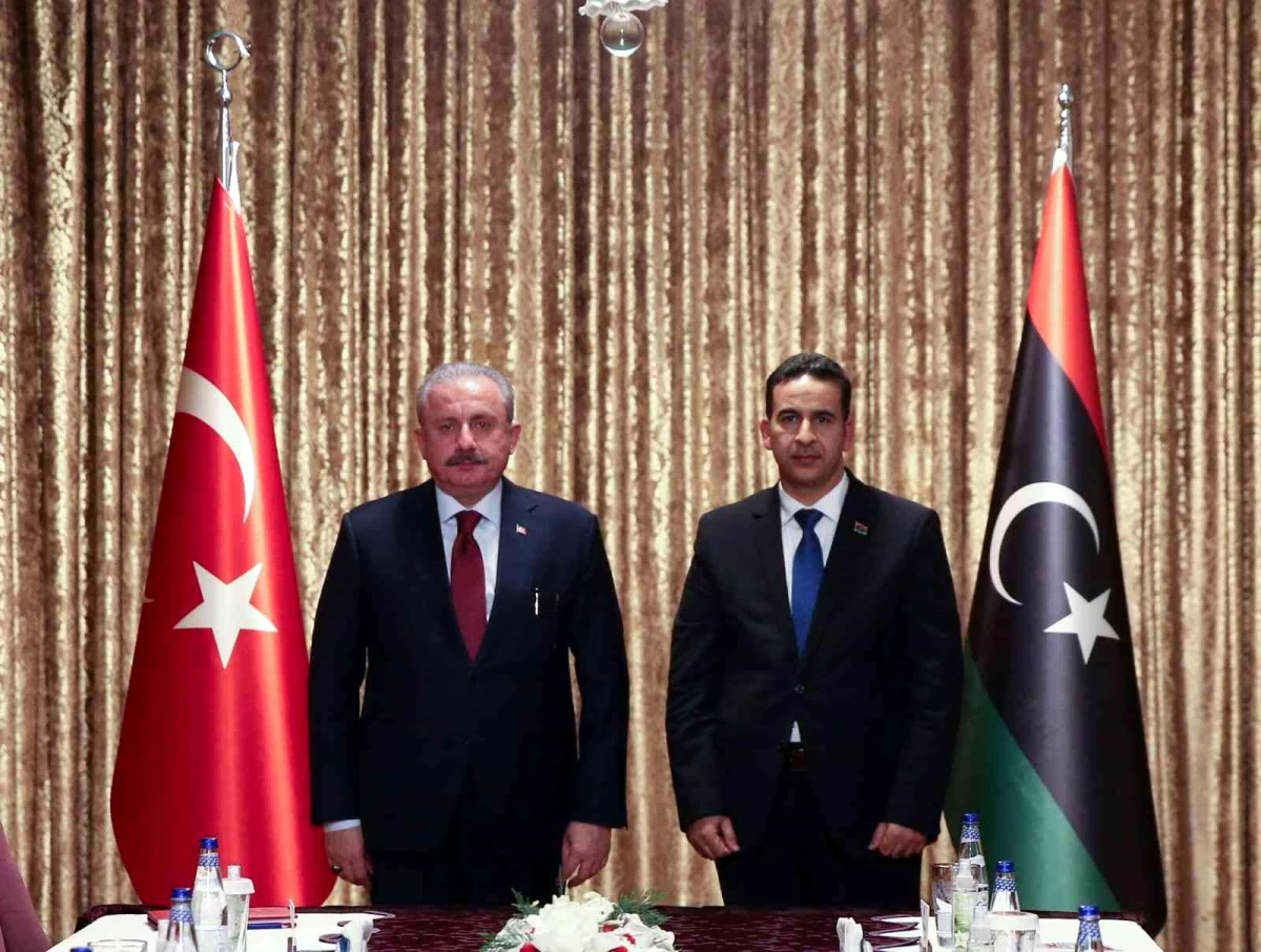 Şentop, Libya Temsilciler Meclisi Başkan Vekili Fevzi El-Nuveyri\'yi kabul etti