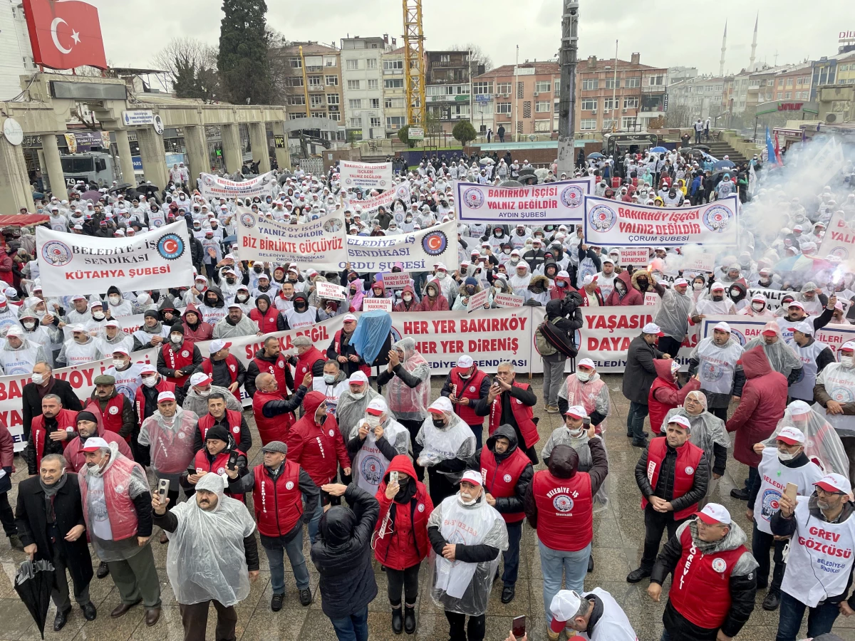 Bakırköy Belediyesi işçilerinin grevi 53 gündür sürüyor