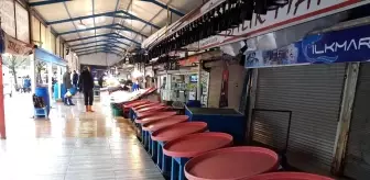 Balık tezgahları buz kesti