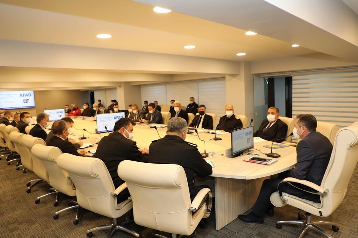 Bartın\'da Türkiye Afet Müdahale Planı kapsamında masabaşı tatbikatı yapıldı