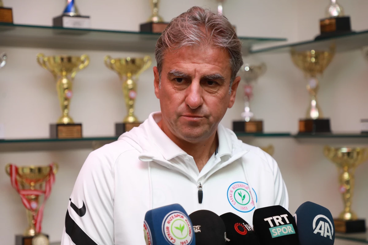 Çaykur Rizespor Teknik Direktörü Hamzaoğlu\'ndan Yeni Malatyaspor maçı değerlendirmesi