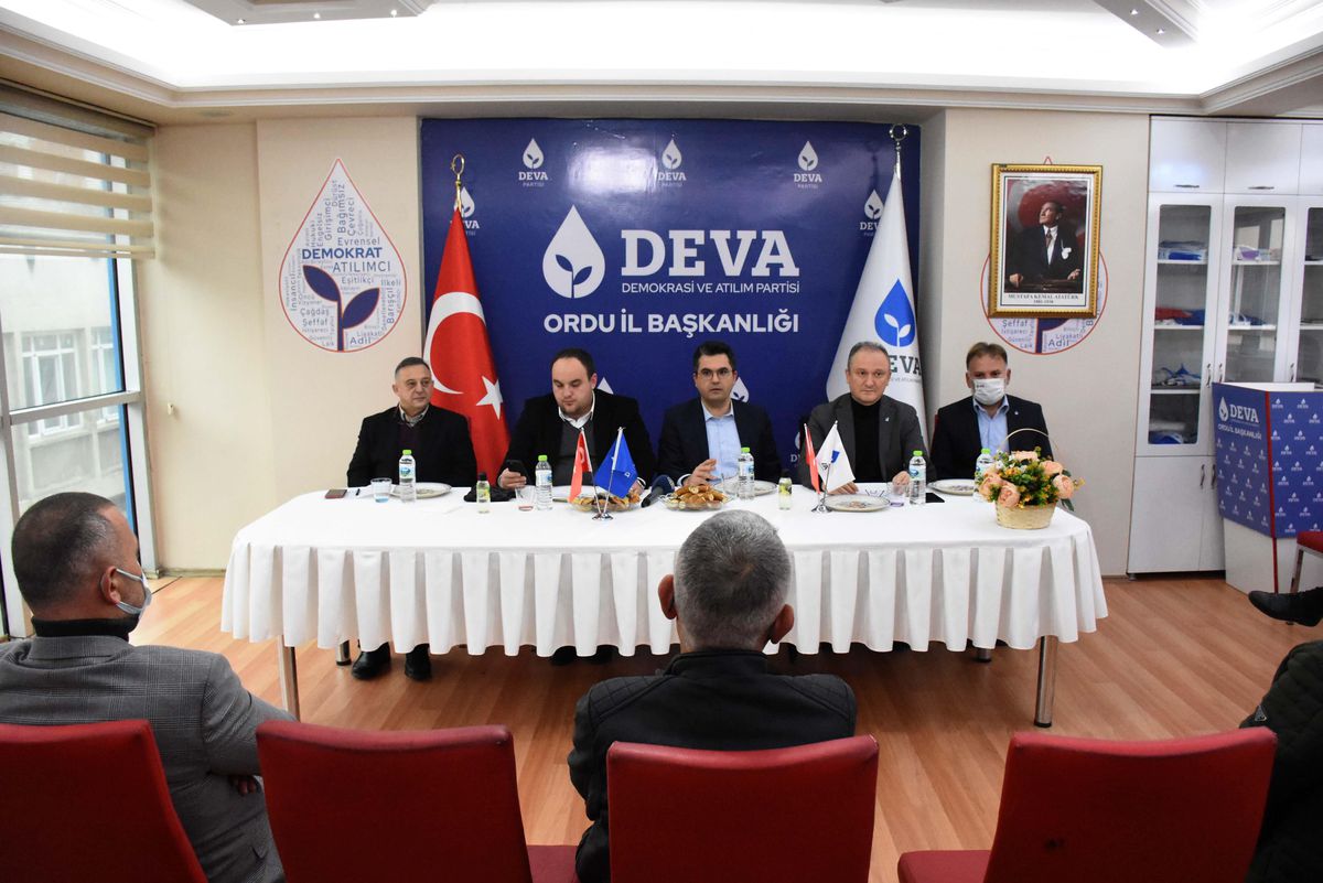 DEVA Partisi Genel Başkan Yardımcısı Dalgın, Ordu'da konuştu Açıklaması