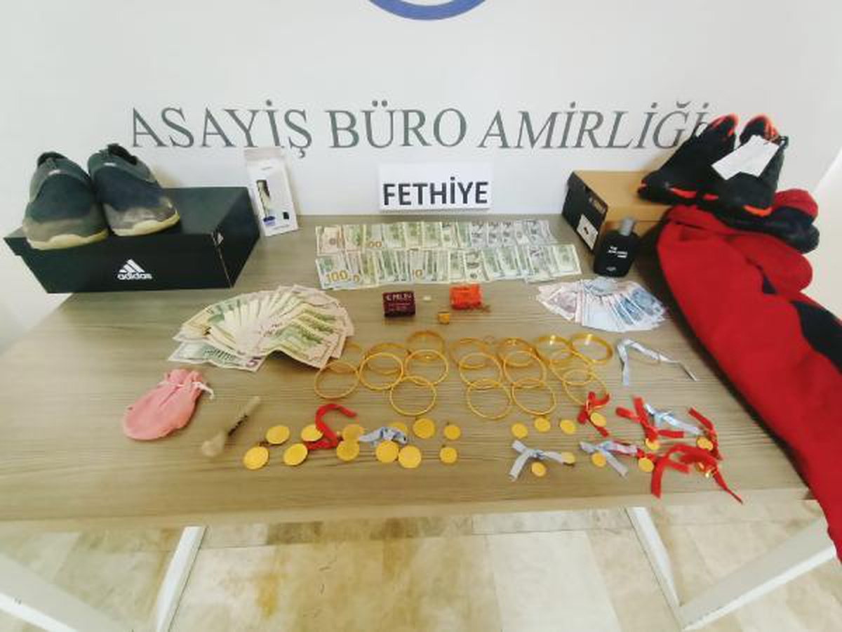 Hırsızlık şüphelisi, 500 bin liralık döviz ve ziynet eşyası ile yakalandı