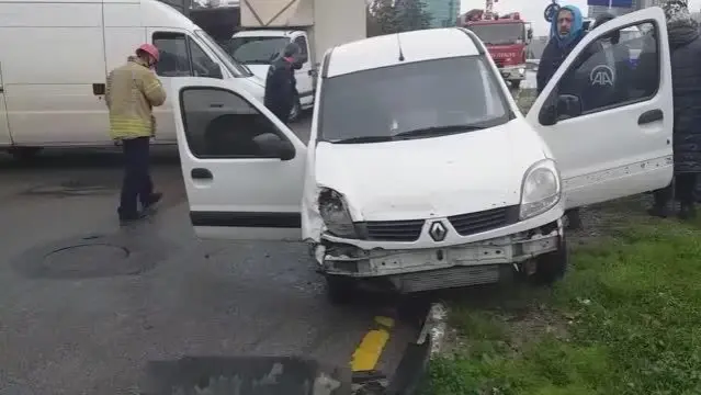 Pendik'teki trafik kazasında 1 kişi yaralandı