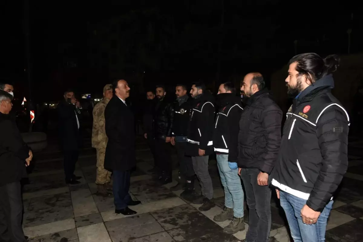 Şanlıurfa Valisi Erin, polis ve esnafla bir araya geldi