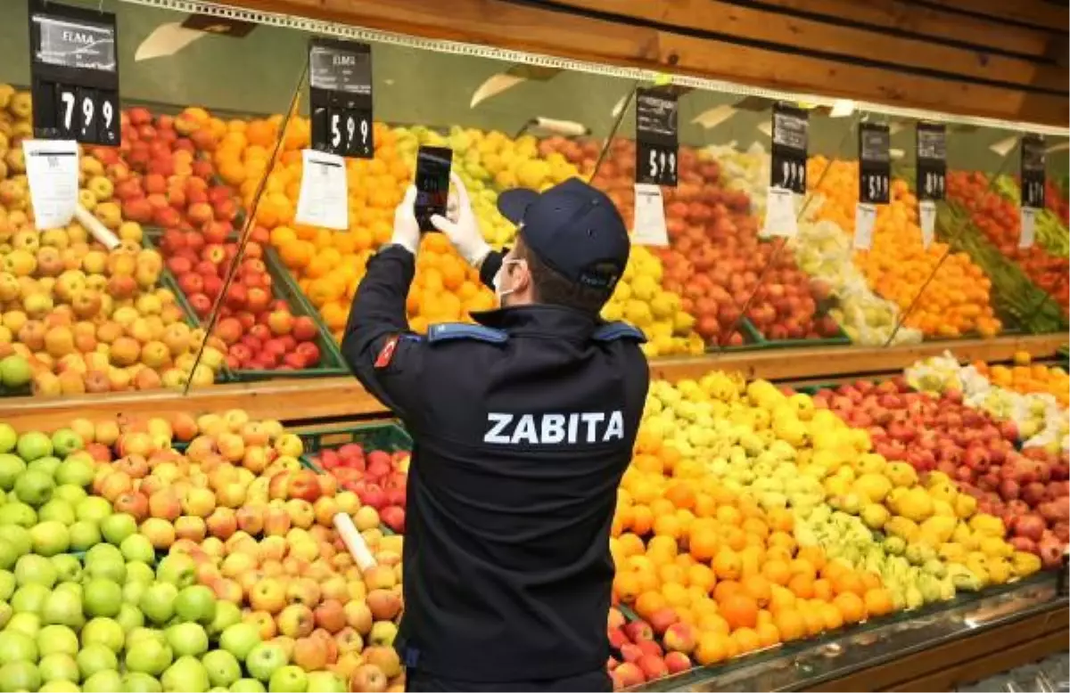 Zabıta zincir market ve fırınlarda denetim yaptı