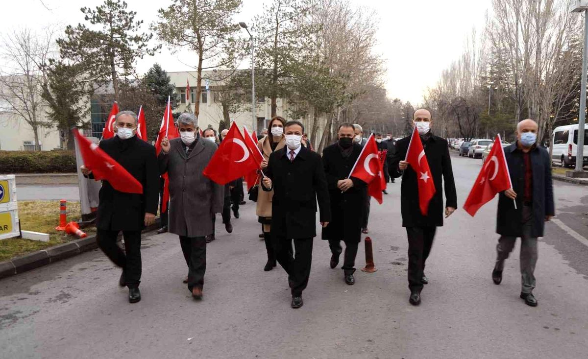 Son dakika haberi: ERÜ, 17 Aralık şehitlerini unutmadı