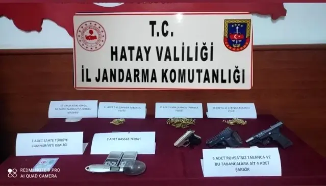 Gaziantep'ten Hatay'a uyuşturucu sevkiyatına jandarma engeli