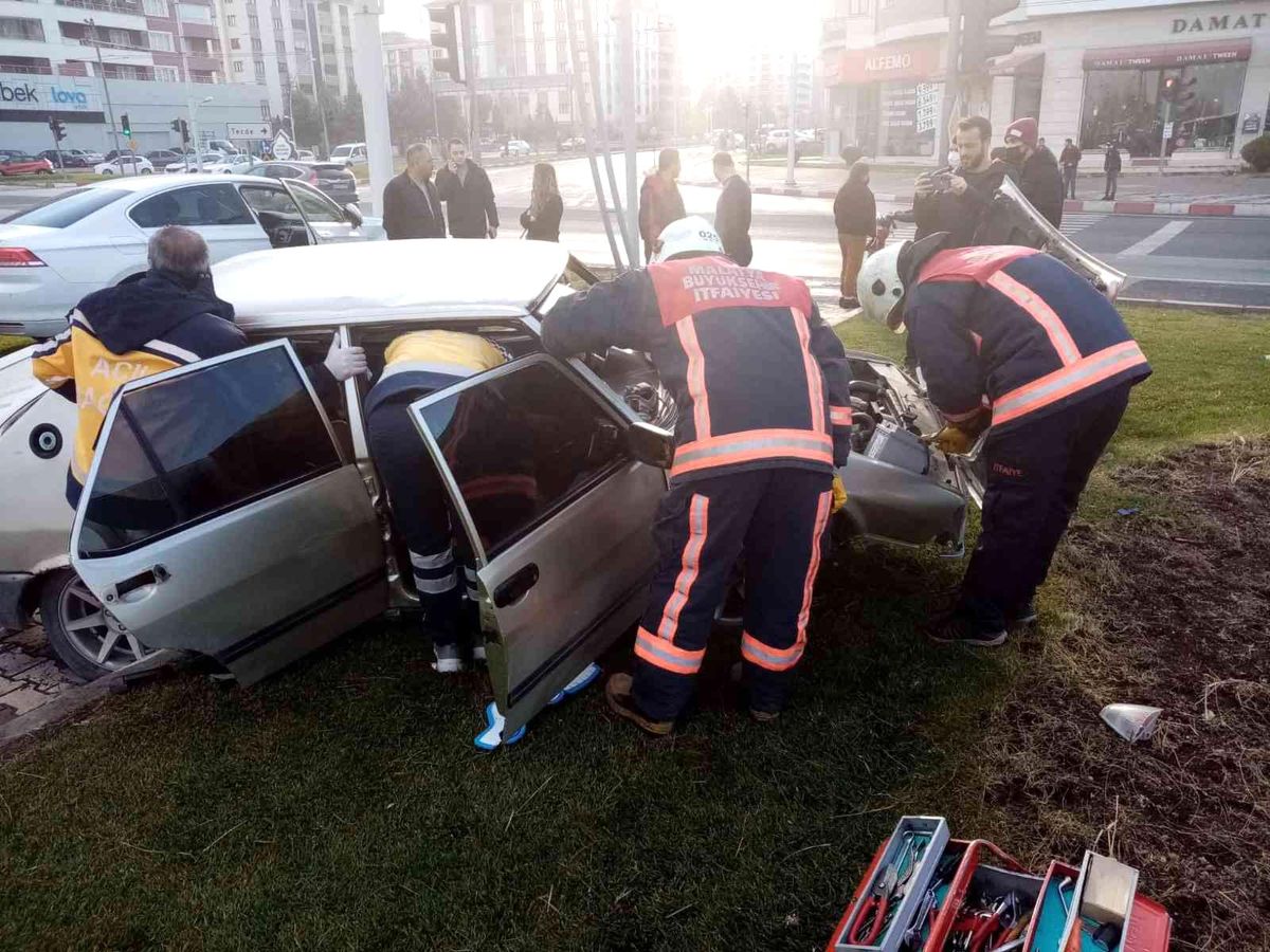 Malatya\'da trafik kazası: 1 yaralı