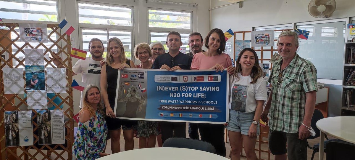 Mehmetçik Lisesi öğretmenleri AB projesiyle su tasarrufu eğitimine katıldı