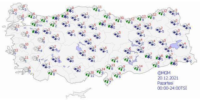 Meteoroloji gün ve saat vererek uyardı! Kara kış 59 kenti esir alacak