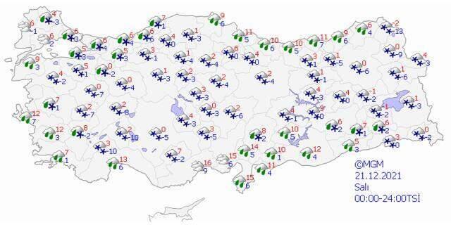 Meteoroloji gün ve saat vererek uyardı! Kara kış 59 kenti esir alacak